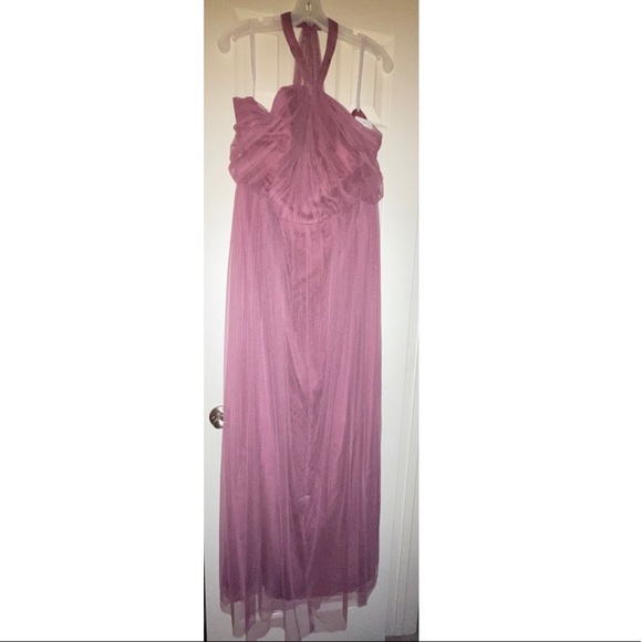 David’s Bridal Bridesmaid Dress. Color Chianti, Size 20. - Picture 3 of 4